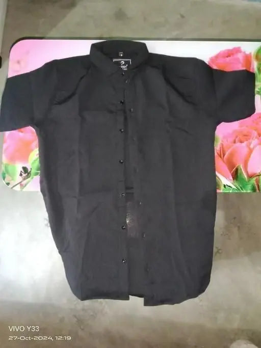 Men's Ice Silk Quick-Drying Shirt Black cxt975-0e