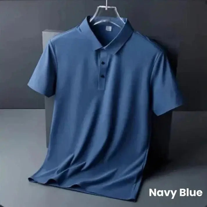Poly Matte Solid Half Sleeves Mens Polo T-Shirt Pack Of 3 cxt975-0e